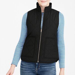 J. Crew | EUC Mercantile Quilted Puffer Vest in Black Size Medium